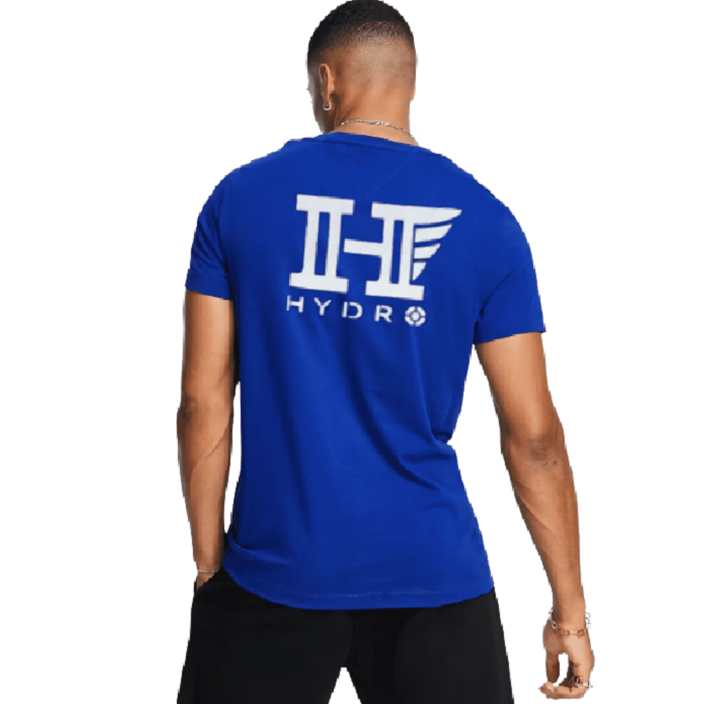 Blue Royal Hydro T-shirt White logo