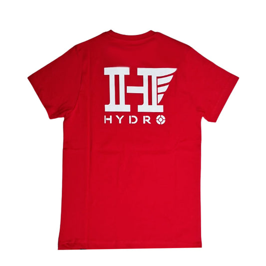 Red Hydro T-shirt White logo