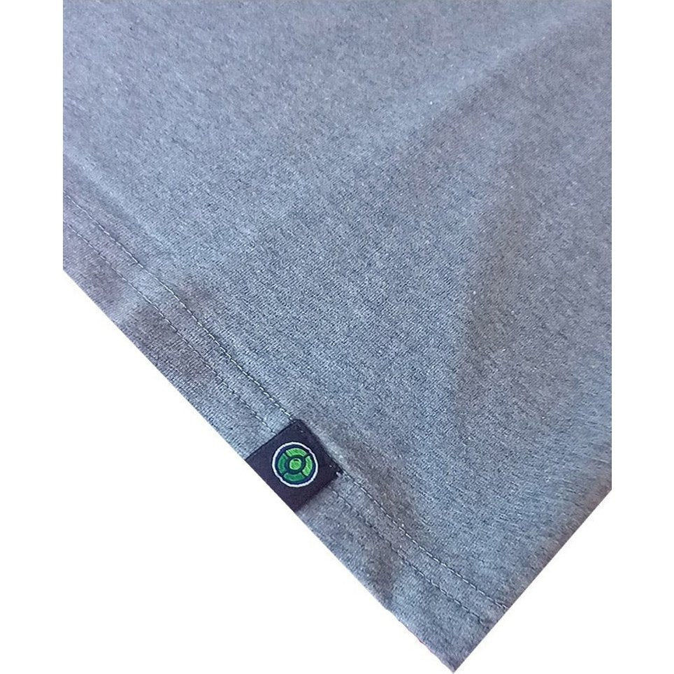 Grey Hydro T-shirt Lime logo